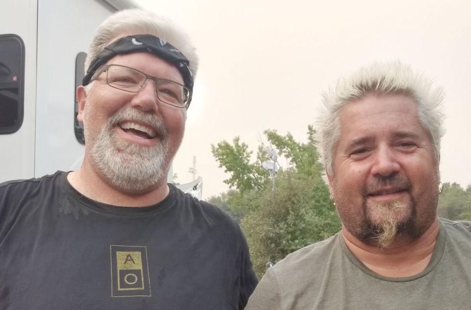 Eric O'Brien and Guy Fieri